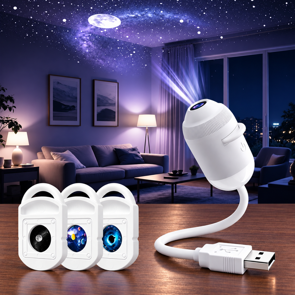 Proyector galáctico Zemilti: Un universo en tu habitación.