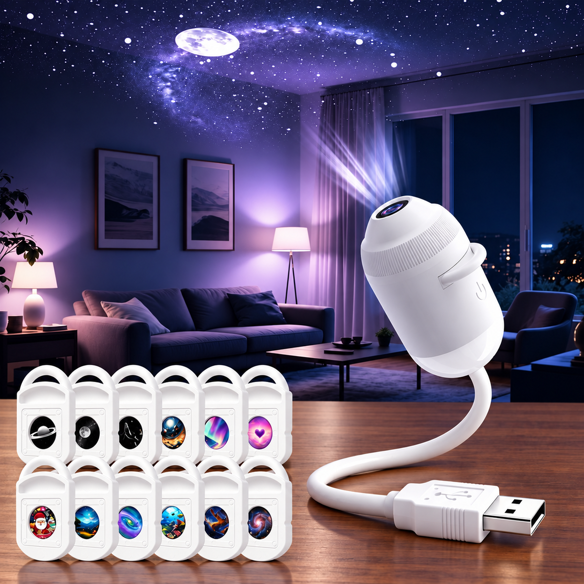 Proyector galáctico Zemilti: Un universo en tu habitación.